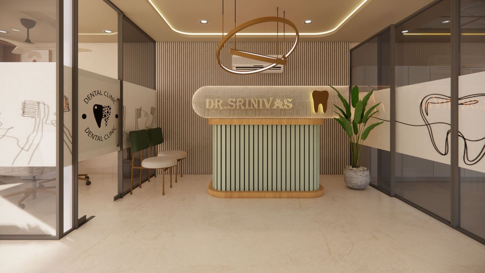 Srinivas Dental Clinic Interior Design Hyderabad - Endecore LLP